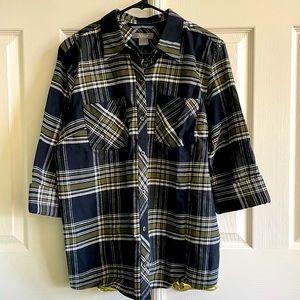 NWT Plaid Flannel shirt